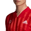 Heren T-shirt adidas  Freelift Tee Aeroready Scarlet