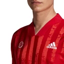 Heren T-shirt adidas  Freelift Tee Aeroready Scarlet