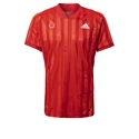 Heren T-shirt adidas  Freelift Tee Aeroready Scarlet