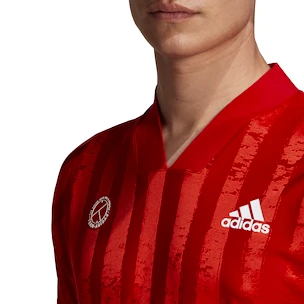 Heren T-shirt adidas  Freelift Tee Aeroready Scarlet