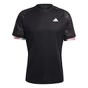 Heren T-shirt adidas Melbourne Ergo Tennis HEAT.RDY Raglan T-Shirt Black XL