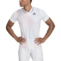 Heren T-shirt adidas  Melbourne Freelift Polo White