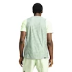 Heren T-shirt adidas  MESH TEE PRO SILGRN/GRESPA