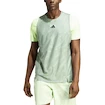 Heren T-shirt adidas  MESH TEE PRO SILGRN/GRESPA