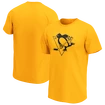 Heren T-shirt adidas Mono Style NHL Pittsburgh Penguins Gold Marl