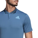Heren T-shirt adidas  Paris Freelift Polo Altered Blue