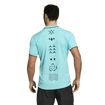 Heren T-shirt adidas Paris Freelift Polo Aqua