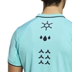 Heren T-shirt adidas Paris Freelift Polo Aqua