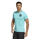 Heren T-shirt adidas Paris Freelift Polo Aqua