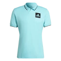 Heren T-shirt adidas Paris Freelift Polo Aqua