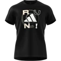 Heren T-shirt adidas Performance Run Logo 1 Black