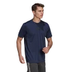 Heren T-shirt adidas Primeblue Designed 2 Move Sport 3-Stripes Tee Crew Navy