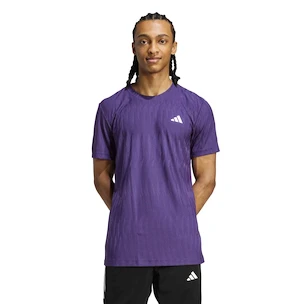 Heren T-shirt adidas  Tennis Climacool+ AIRCHILL FreeLift T-Shirt Aurora Plum