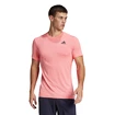 Heren T-shirt adidas  Tennis Freelift Tee Acid Red