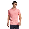 Heren T-shirt adidas  Tennis Freelift Tee Acid Red