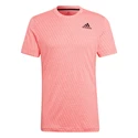 Heren T-shirt adidas  Tennis Freelift Tee Acid Red