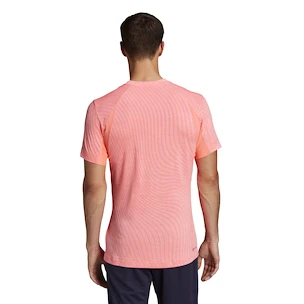 Heren T-shirt adidas  Tennis Freelift Tee Acid Red