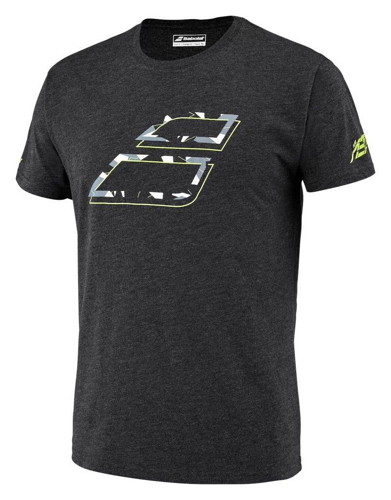 Heren T-shirt Babolat  Aero Cotton Tee Black
