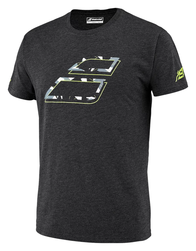 Heren T-shirt Babolat  Aero Cotton Tee Black M