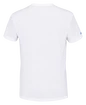 Heren T-shirt Babolat Exercise Big Flag Tee Men White