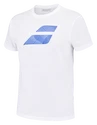 Heren T-shirt Babolat Exercise Big Flag Tee Men White