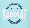 Heren T-shirt Babolat  Exercise Graphic Tee Men Angel Blue