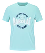 Heren T-shirt Babolat Exercise Graphic Tee Men Angel Blue