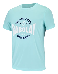 Heren T-shirt Babolat  Exercise Graphic Tee Men Angel Blue