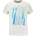 Heren T-shirt Babolat  Exercise Message Tee Men Cannoli Cream