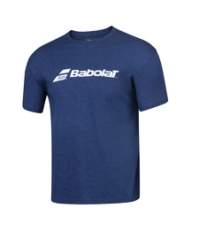 Heren T-shirt Babolat Exercise Tee Estate Blue