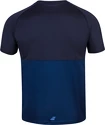 Heren T-shirt Babolat Play Club Crew Neck Tee Dark Blue