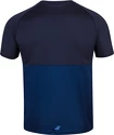 Heren T-shirt Babolat  Play Club Crew Neck Tee Dark Blue