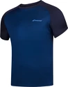 Heren T-shirt Babolat  Play Club Crew Neck Tee Dark Blue