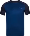 Heren T-shirt Babolat  Play Club Crew Neck Tee Dark Blue