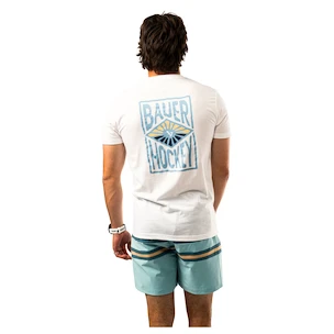 Heren T-shirt Bauer  Graphic Tee White