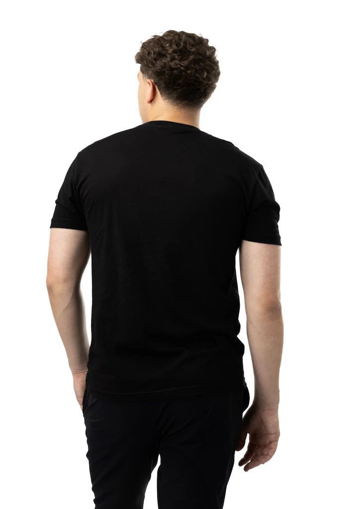 Heren T-shirt Bauer  Name Tag Tee Black