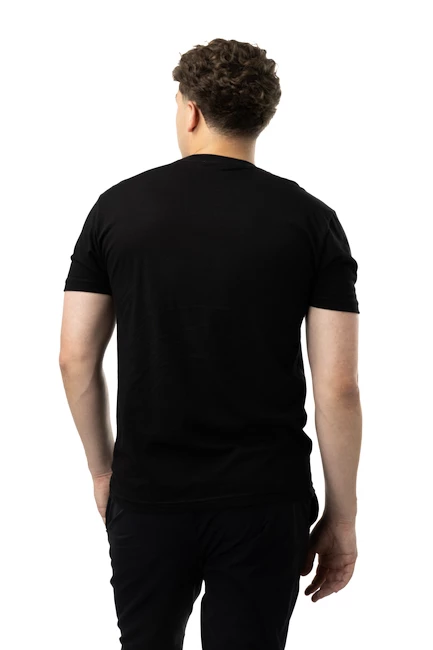 Heren T-shirt Bauer  Name Tag Tee Black