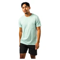 Heren T-shirt Bauer  Pocket Tee Aqua