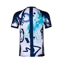 Heren T-shirt BIDI BADU  Bijan Tech Tee White/Dark Blue