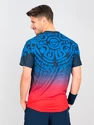 Heren T-shirt BIDI BADU Colortwist Tee Dark Blue/Red