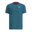 Heren T-shirt BIDI BADU  Crew Two Colored Tee Petrol