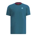 Heren T-shirt BIDI BADU  Crew Two Colored Tee Petrol