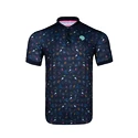 Heren T-shirt BIDI BADU Idir Tech Polo Dark Blue