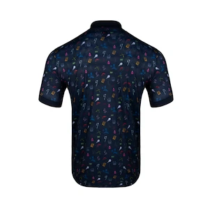 Heren T-shirt BIDI BADU  Idir Tech Polo Dark Blue