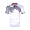 Heren T-shirt BIDI BADU Idir Tech Polo White/Grey