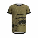 Heren T-shirt BIDI BADU  Pure Wild V-Neck Tee Olive/Dark Grey
