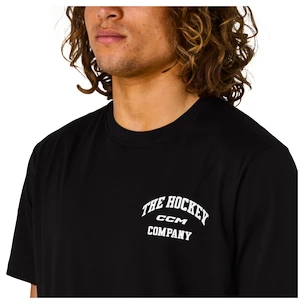 Heren T-shirt CCM  Athleisure Tee Black XXL