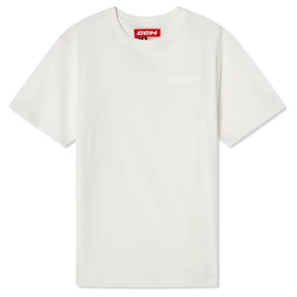 Heren T-shirt CCM Casual Tee Blanc
