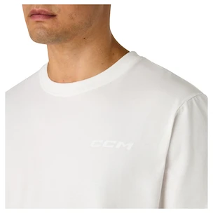 Heren T-shirt CCM  Casual Tee Blanc