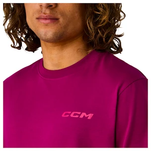 Heren T-shirt CCM  Casual Tee Boysenberry
